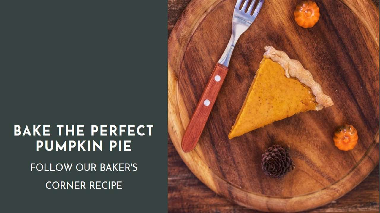 Baker's Corner Pumpkin Pie Recipe